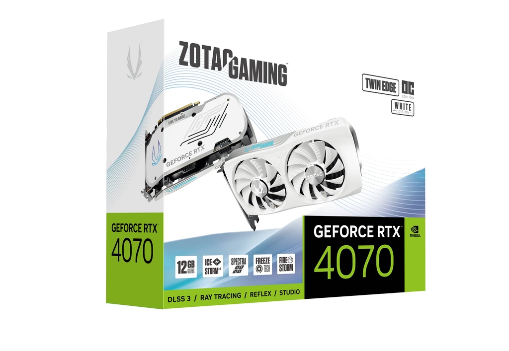 ZOTAC GAMING GeForce RTX 4070 Twin Edge OC White Edition